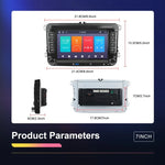 Pour Volkswagen/Skoda Lecteur 1+32G Grand Écran Carplay Navigation Android Caméra de Recul Machine Intégrée, 1+32G