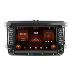 Pour Volkswagen/Skoda 2+64G Lecteur grand écran Carplay Android Navigation Caméra de recul intégrée, 2+64G