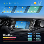 Pour Volkswagen/Skoda 2+64G Lecteur grand écran Carplay Android Navigation Caméra de recul intégrée, 2+64G