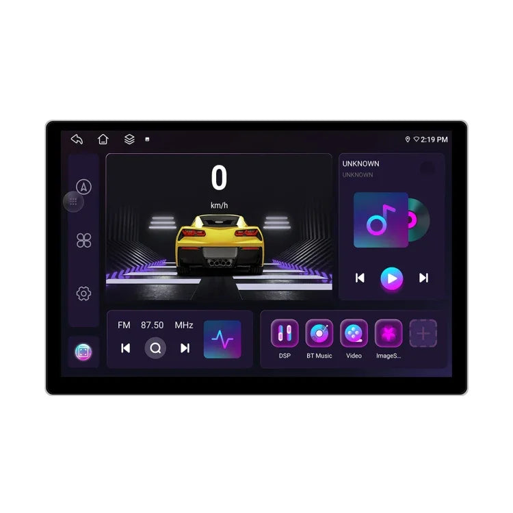 Écran de navigation Android 13,1 pouces 4+64G avec APK cartographique universel / Carplay / Image de recul, 13,1 pouces