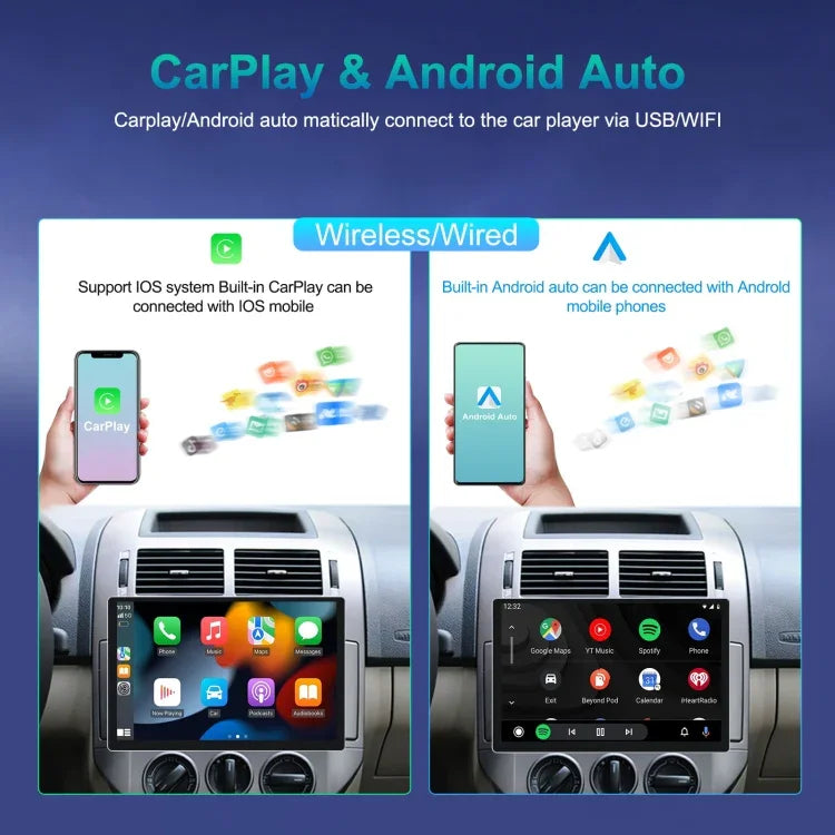 Écran de navigation Android 13,1 pouces 4+64G avec APK cartographique universel / Carplay / Image de recul, 13,1 pouces