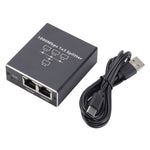 Répartiteur réseau Gigabit Partageur réseau RJ45 Répartiteur câble réseau, 1 vers 3, 1 vers 4