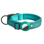 Pour collier de chien AirTag 2e génération / AirTag 1re génération Doublure en néoprène réfléchissante, tailles S, M, L, XL