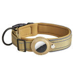 Pour collier de chien AirTag 2e génération / AirTag 1re génération Doublure en néoprène réfléchissante, tailles S, M, L, XL