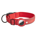 Pour collier de chien AirTag 2e génération / AirTag 1re génération Doublure en néoprène réfléchissante, tailles S, M, L, XL