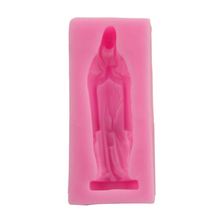 Moule en silicone Vierge Marie pour gâteaux en fondant, moule à chocolat ou pâte à modeler, outil de pâtisserie.