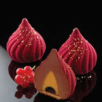 Moule à gâteau en mousse tourbillonnante en chocolat, moule en silicone en forme d'oignon pour dessert français, GT-105 simple, GT-106 à 6 cavités, GT-9 à 15 cavités