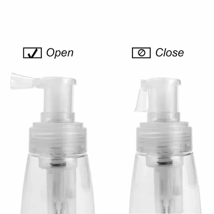 Bouteille vide en plastique portable pour vaporisateur de poudre anti-chaleur, 180 ml