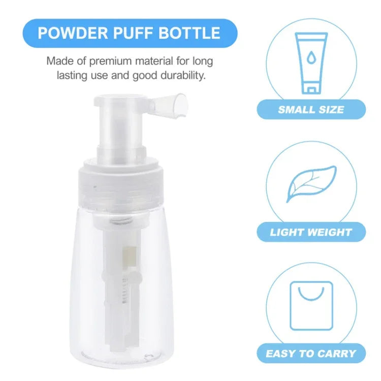 Bouteille vide en plastique portable pour vaporisateur de poudre anti-chaleur, 180 ml