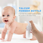 Bouteille vide en plastique portable pour vaporisateur de poudre anti-chaleur, 180 ml