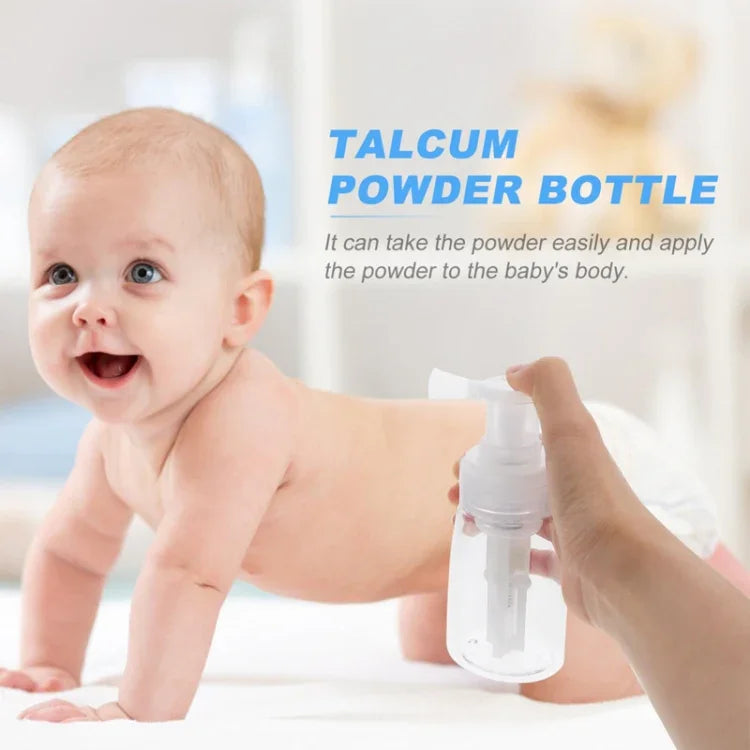 Bouteille vide en plastique portable pour vaporisateur de poudre anti-chaleur, 180 ml