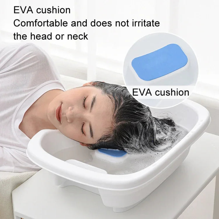 Lave-tête portable pour lit, lavabo pour laver les cheveux au lit pour les personnes blessées, âgées, femmes enceintes