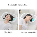 Lave-tête portable pour lit, lavabo pour laver les cheveux au lit pour les personnes blessées, âgées, femmes enceintes