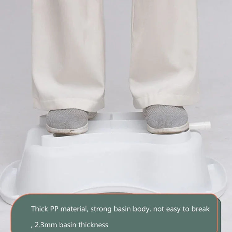 Lave-tête portable pour lit, lavabo pour laver les cheveux au lit pour les personnes blessées, âgées, femmes enceintes