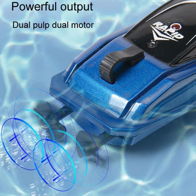 Mini bateau télécommandé 2,4 GHz pour enfants, sous-marin électrique pour jouer dans l'eau en été, jouet pour garçons