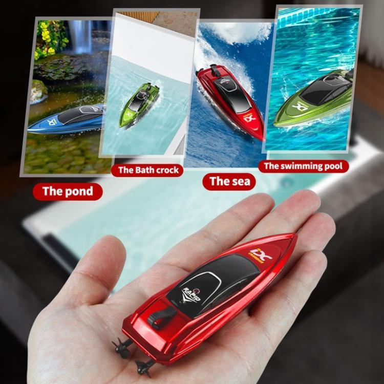 Mini bateau télécommandé 2,4 GHz pour enfants, sous-marin électrique pour jouer dans l'eau en été, jouet pour garçons