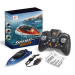Mini bateau télécommandé 2,4 GHz pour enfants, sous-marin électrique pour jouer dans l'eau en été, jouet pour garçons