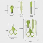 Ensemble coupe-ongles 4 en 1 pour bébé, kit de soins portable de voyage pour bébé