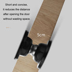 Butoir de porte anti-collision silencieux, magnétique puissant, en silicone, sans perçage, transparent, noir, blanc