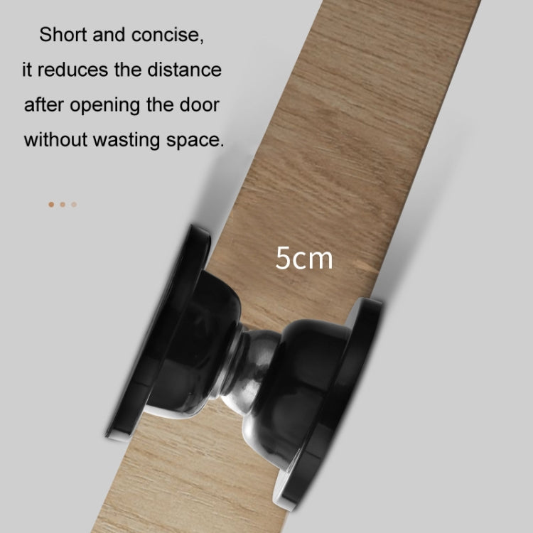 Butoir de porte anti-collision silencieux, magnétique puissant, en silicone, sans perçage, transparent, noir, blanc