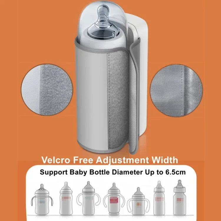Chauffe-biberon 18W 6000mAh avec affichage numérique et 6 niveaux de réglage de la température, NNQ-2