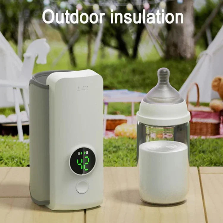 Chauffe-biberon 18W 6000mAh avec affichage numérique et 6 niveaux de réglage de la température, NNQ-2