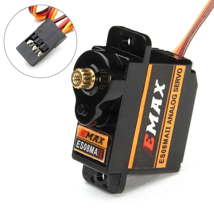 Servo micro à dents métalliques EMAX ES08MA II 12 g, EMAX ES08MA II
