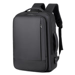 Sac à dos d'affaires étanche extensible pour ordinateur portable avec port USB