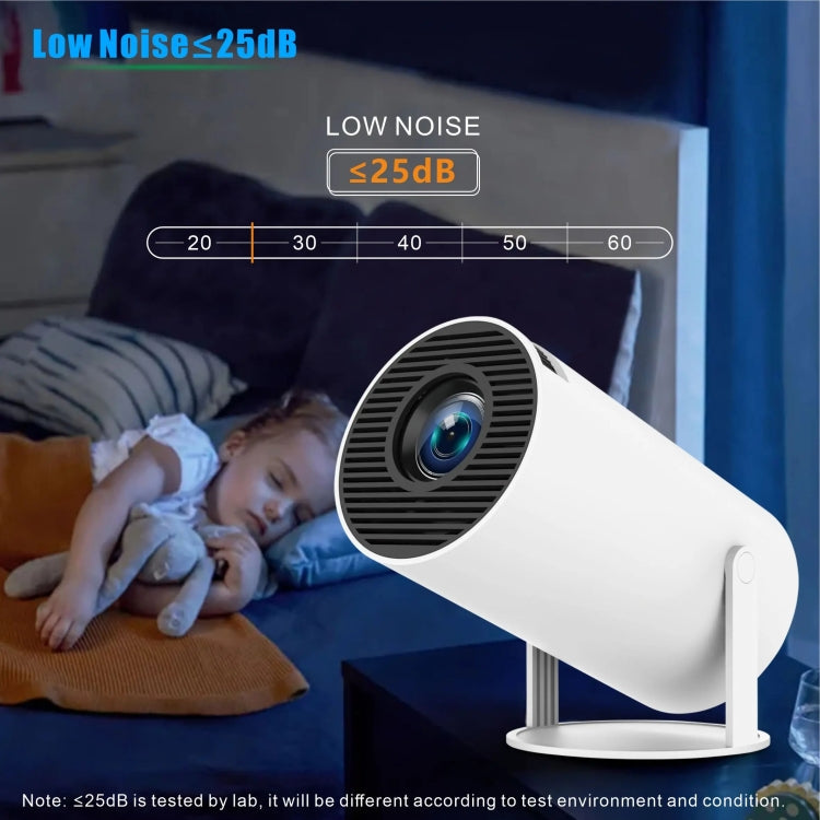 Projecteur intelligent HY300 PRO système Android 11.0 160 lumens portable, prise EU, prise US, prise UK, prise AU