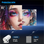Projecteur intelligent HY300 PRO système Android 11.0 160 lumens portable, prise EU, prise US, prise UK, prise AU