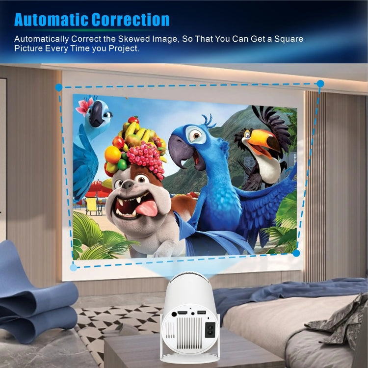 Projecteur intelligent HY300 PRO système Android 11.0 160 lumens portable, prise EU, prise US, prise UK, prise AU