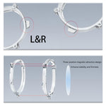 Pour Meta Quest 3 VR Monture Magnétique de Lunettes, Cadre L&R Transparent, Lentille Anti Lumière Bleue+Cadre Transparent, Cadre L&R Noir, Lentille Anti Lumière Bleue+Cadre Noir