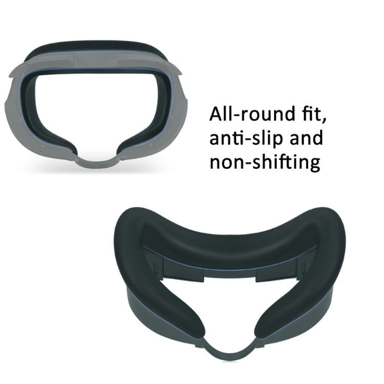 Pour Meta Quest 3 VR Couvre-Pads de Nez Masque Noir, 4pcs /Set, 2pcs /Set