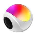 Enceinte Bluetooth mini carte TWS SY-688 avec lumière RGB colorée, SY-688 Blanc