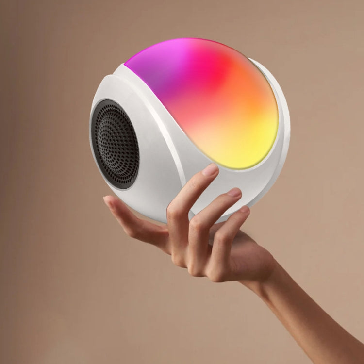 Enceinte Bluetooth mini carte TWS SY-688 avec lumière RGB colorée, SY-688 Blanc
