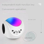 Enceinte Bluetooth mini carte TWS SY-688 avec lumière RGB colorée, SY-688 Blanc