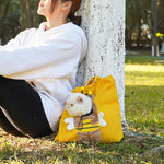 Sac bandoulière extensible pour chat et petit chien, M, L