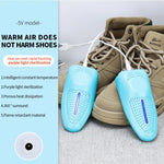 Sèche-chaussures électrique avec stérilisation UV alimenté par USB 5V