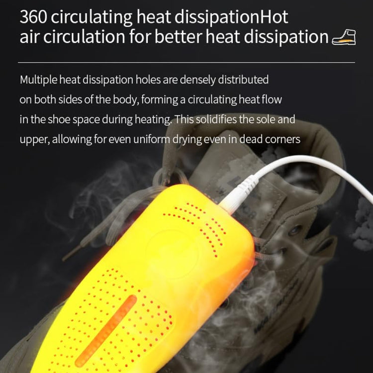 Sèche-chaussures électrique avec stérilisation UV alimenté par USB 5V