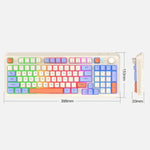 Clavier mécanique sans fil Bluetooth double mode XUNSVFOX K94 pour jeu, bureau, ordinateur portable