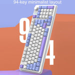 Clavier mécanique sans fil Bluetooth double mode XUNSVFOX K94 pour jeu, bureau, ordinateur portable