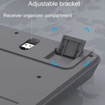 Clavier mécanique sans fil Bluetooth double mode XUNSVFOX K94 pour jeu, bureau, ordinateur portable