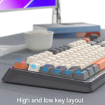 Clavier mécanique sans fil Bluetooth double mode XUNSVFOX K94 pour jeu, bureau, ordinateur portable