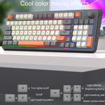 Clavier mécanique sans fil Bluetooth double mode XUNSVFOX K94 pour jeu, bureau, ordinateur portable