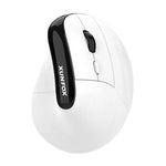 Souris verticale ergonomique sans fil rechargeable double mode XUNSVFOX H5 pour bureau professionnel