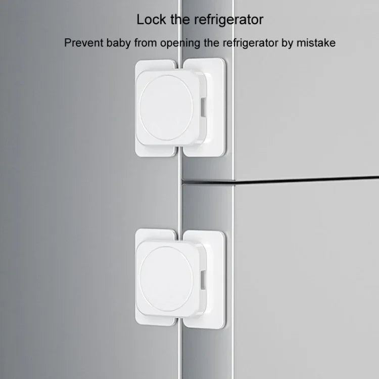 Verrou de sécurité multifonctionnel pour bébé, anti-pincement pour porte, tiroir, réfrigérateur, serrure de réfrigérateur