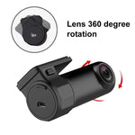 Caméra de tableau de bord Wifi S600 1080P Objectif grand angle 170 degrés Enregistreur de conduite caché pour voiture