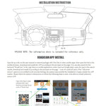 Caméra de tableau de bord Wifi S600 1080P Objectif grand angle 170 degrés Enregistreur de conduite caché pour voiture