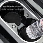 2pcs/ Set Car Suede Anti-Slip Water Coaster Car Interior Decoration