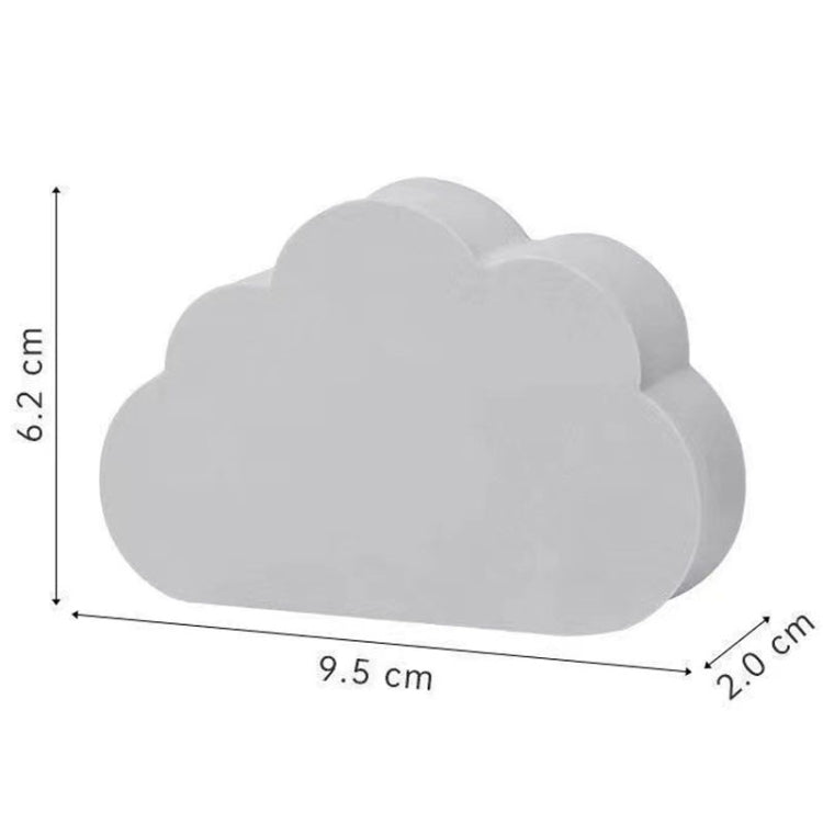 Brosse de nettoyage nuages en éponge absorbante pour lavabo de salle de bain anti-calcaire, gris